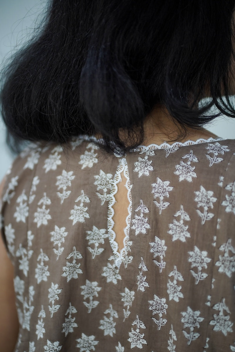 warm beige cotton co-ord set image 5