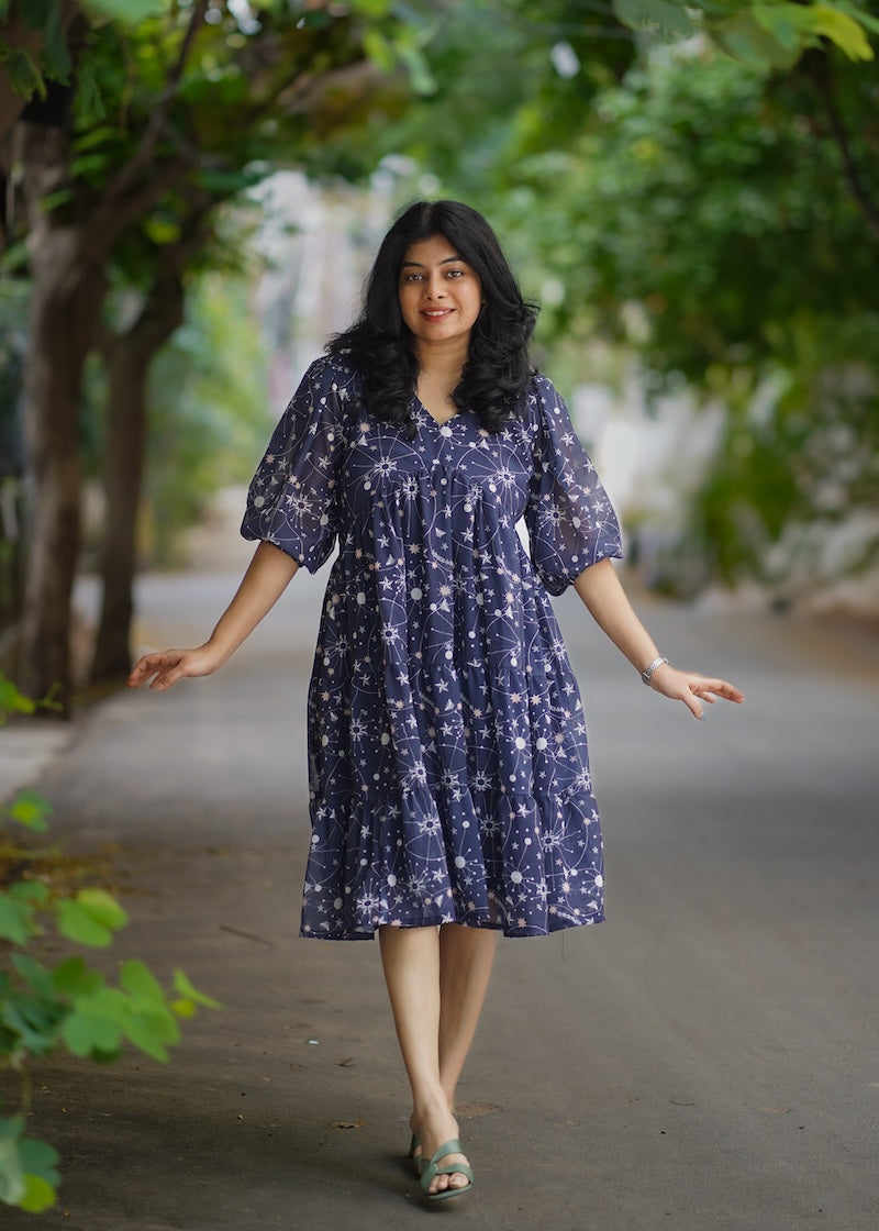 bloom celest georgette dress (copy)