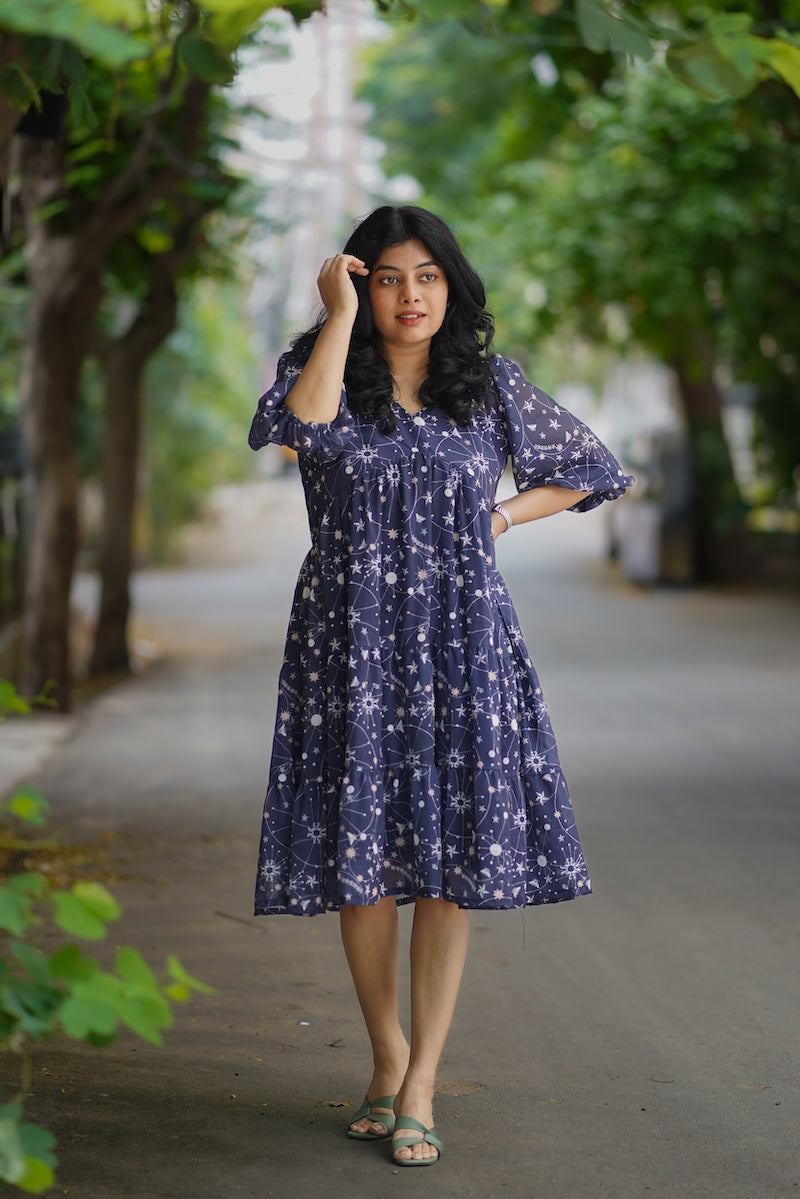 bloom celest georgette dress (copy)