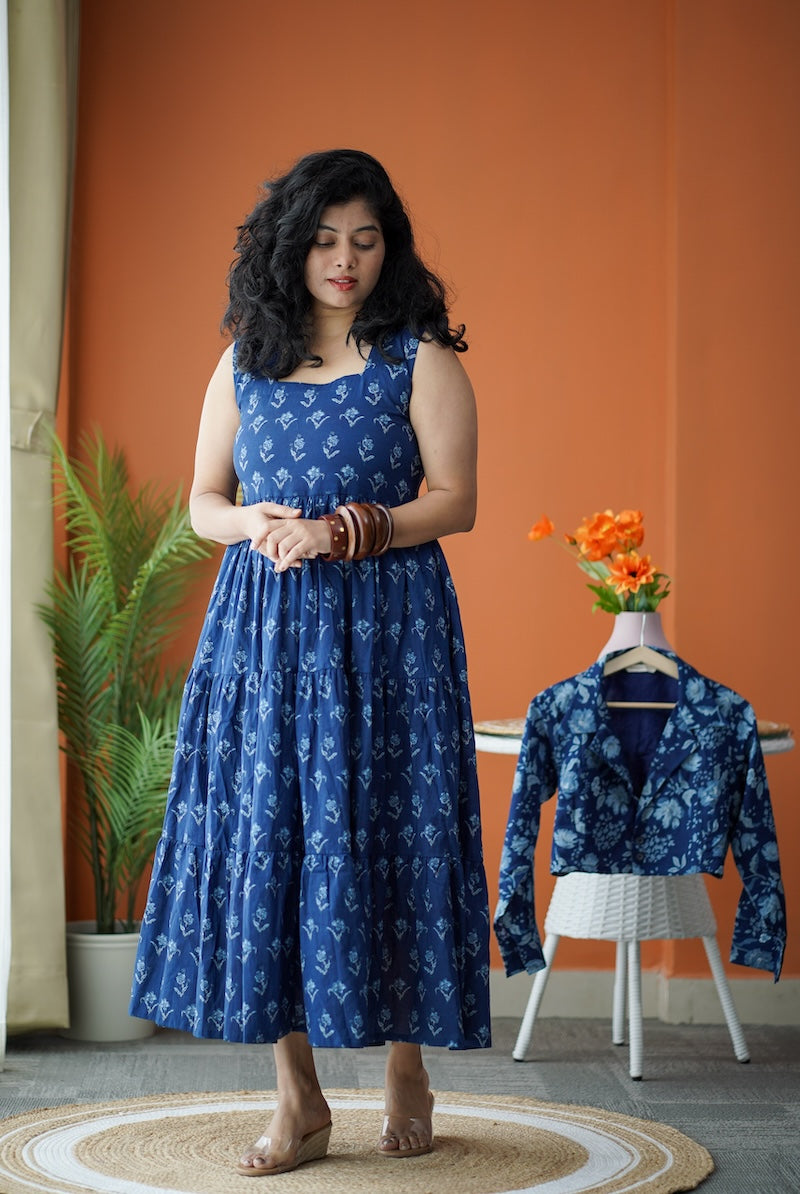 Maroba IndigoBlue Jacket Cotton Dress