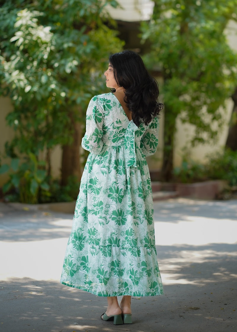 Bloom CelaGreen Georgette Dress