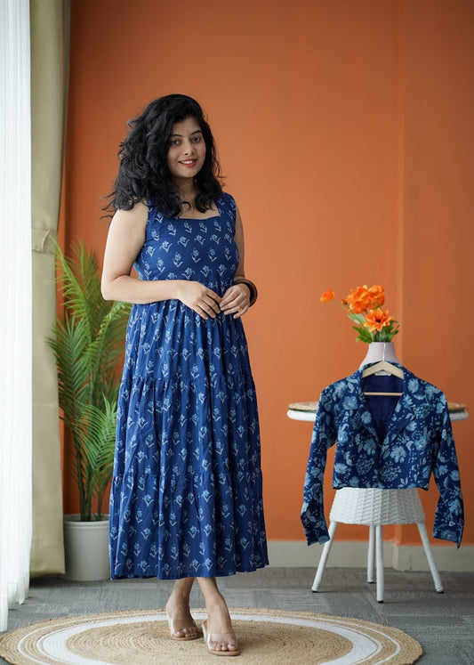 Maroba IndigoBlue Jacket Cotton Dress