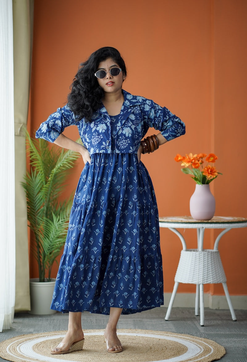 Maroba IndigoBlue Jacket Cotton Dress