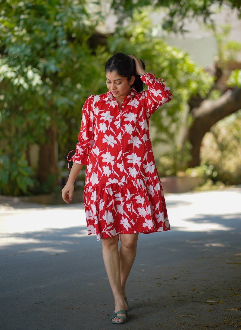 emily cherry cotton dress