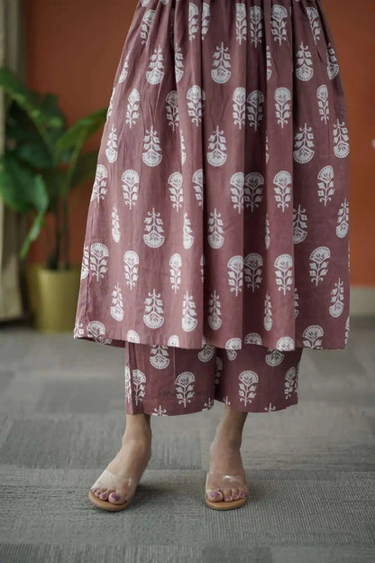 Niva DustyRose Cotton Co-ord Set