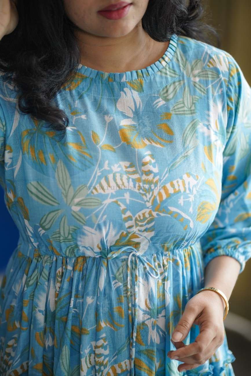 Augusta Tropical Cotton tier Dress