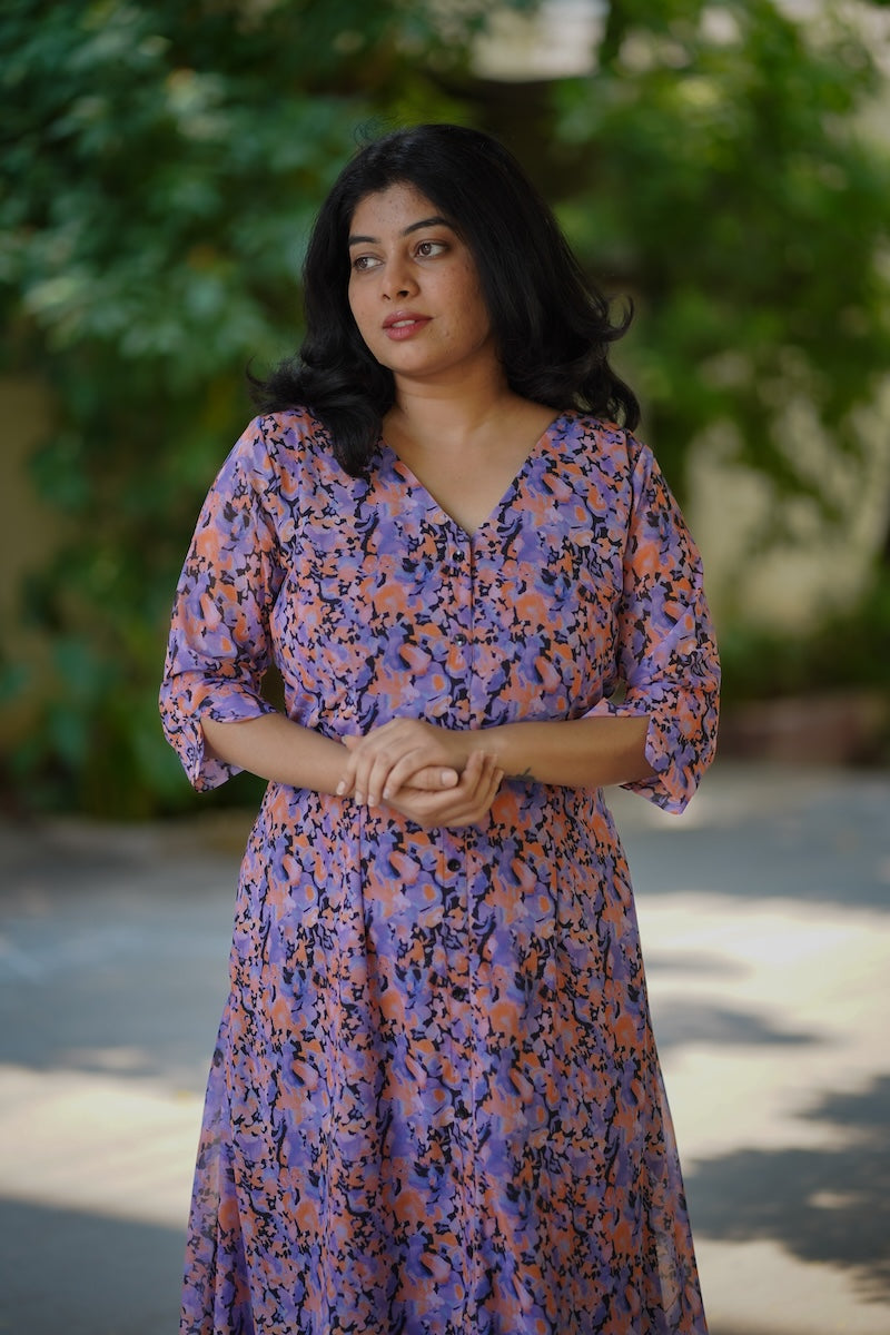 Bloom Lavlove Georgette Dress