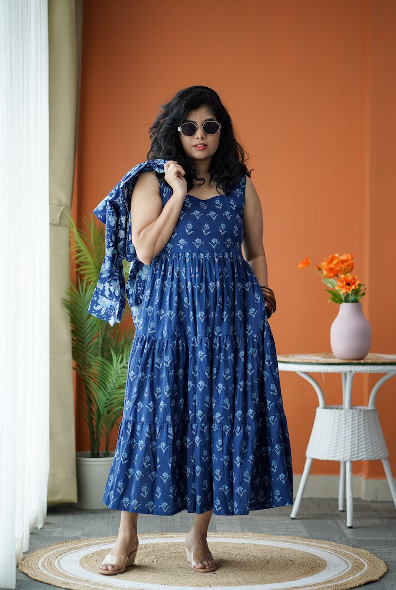 Maroba IndigoBlue Jacket Cotton Dress