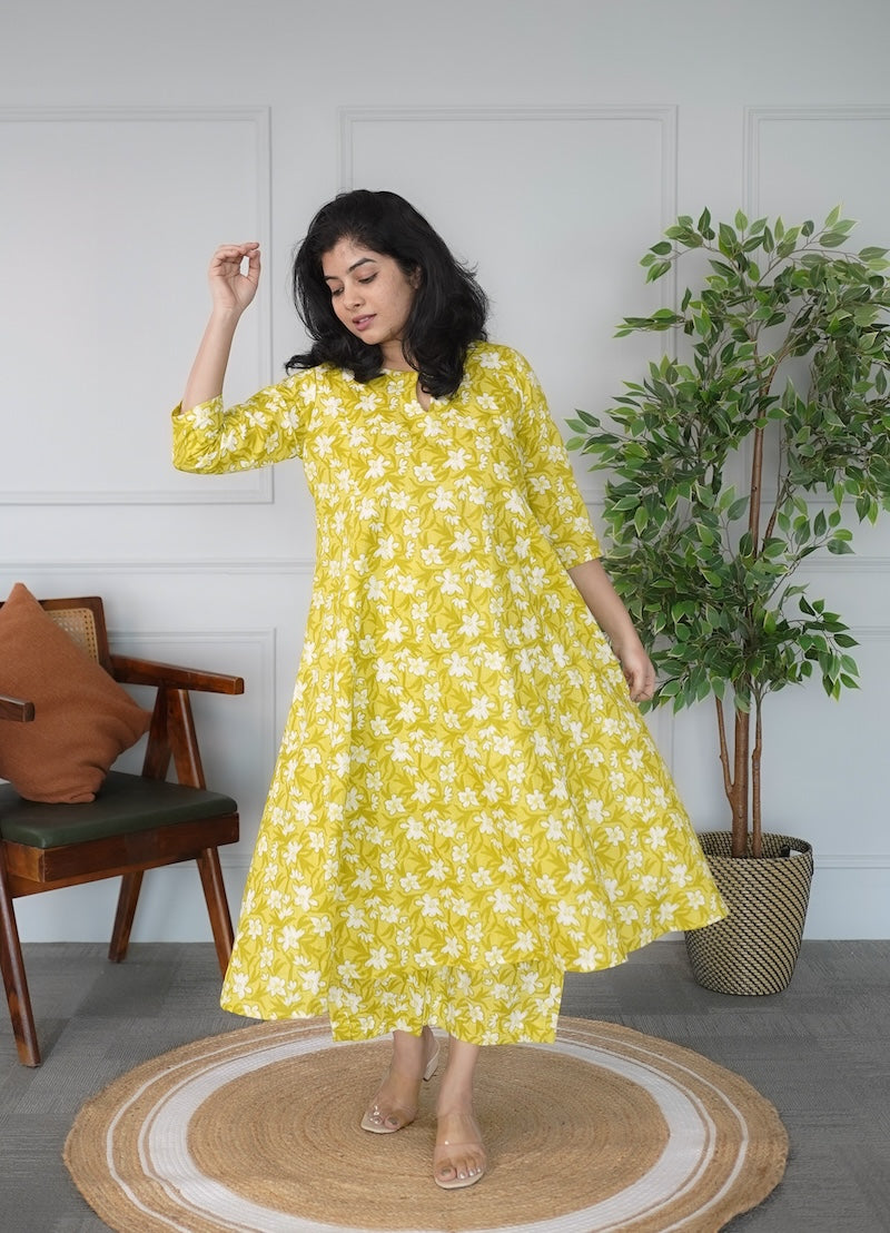 Lemony Cotton Co-ord Set image 1
