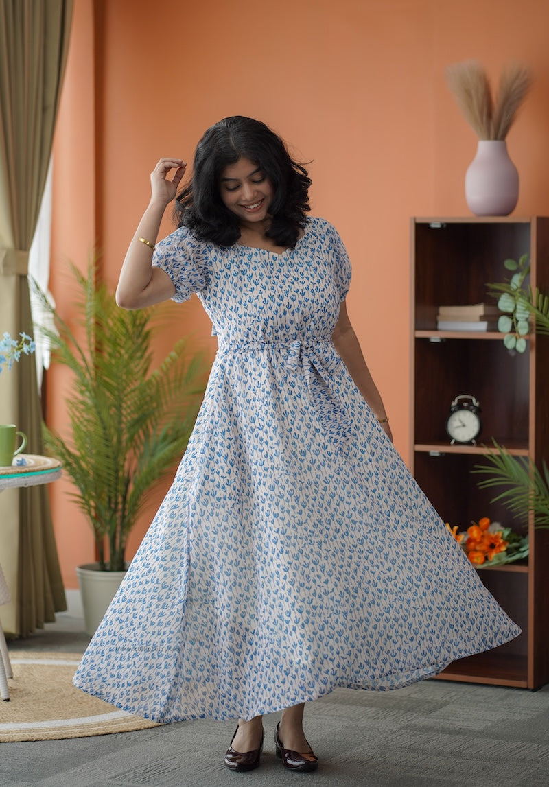 sol offwhite a-line dress