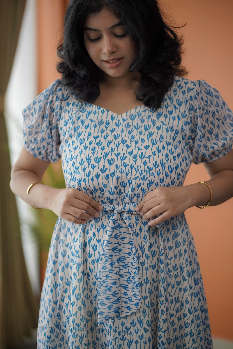 sol offwhite a-line dress
