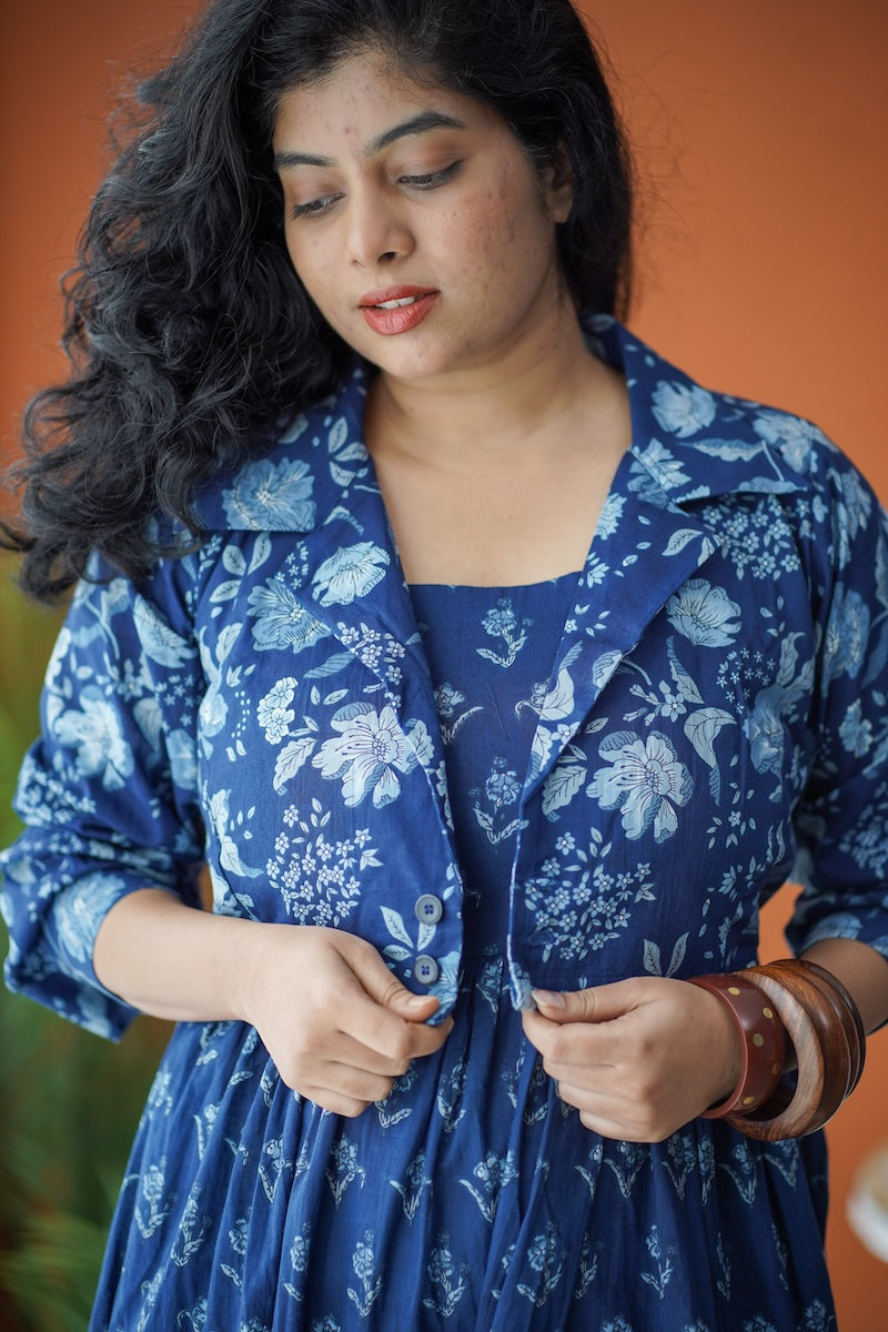 Maroba IndigoBlue Jacket Cotton Dress