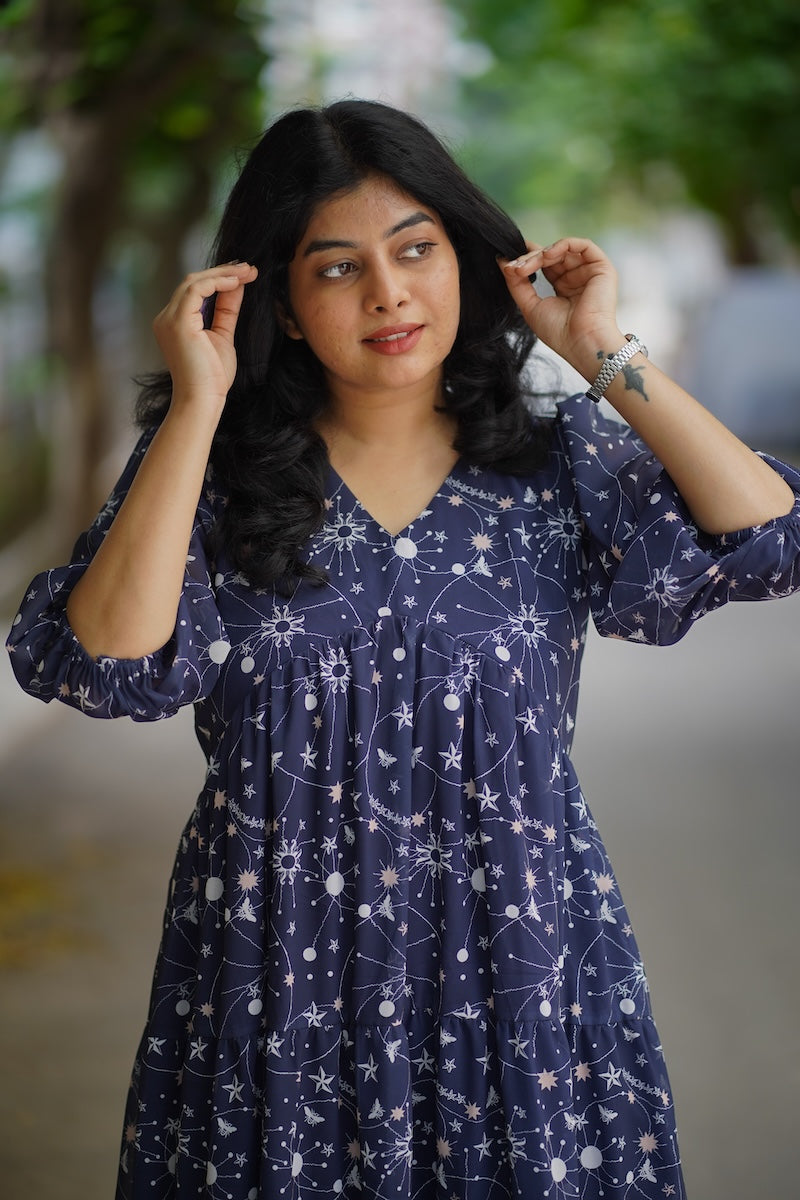 Bloom Celest Georgette Dress (Copy)