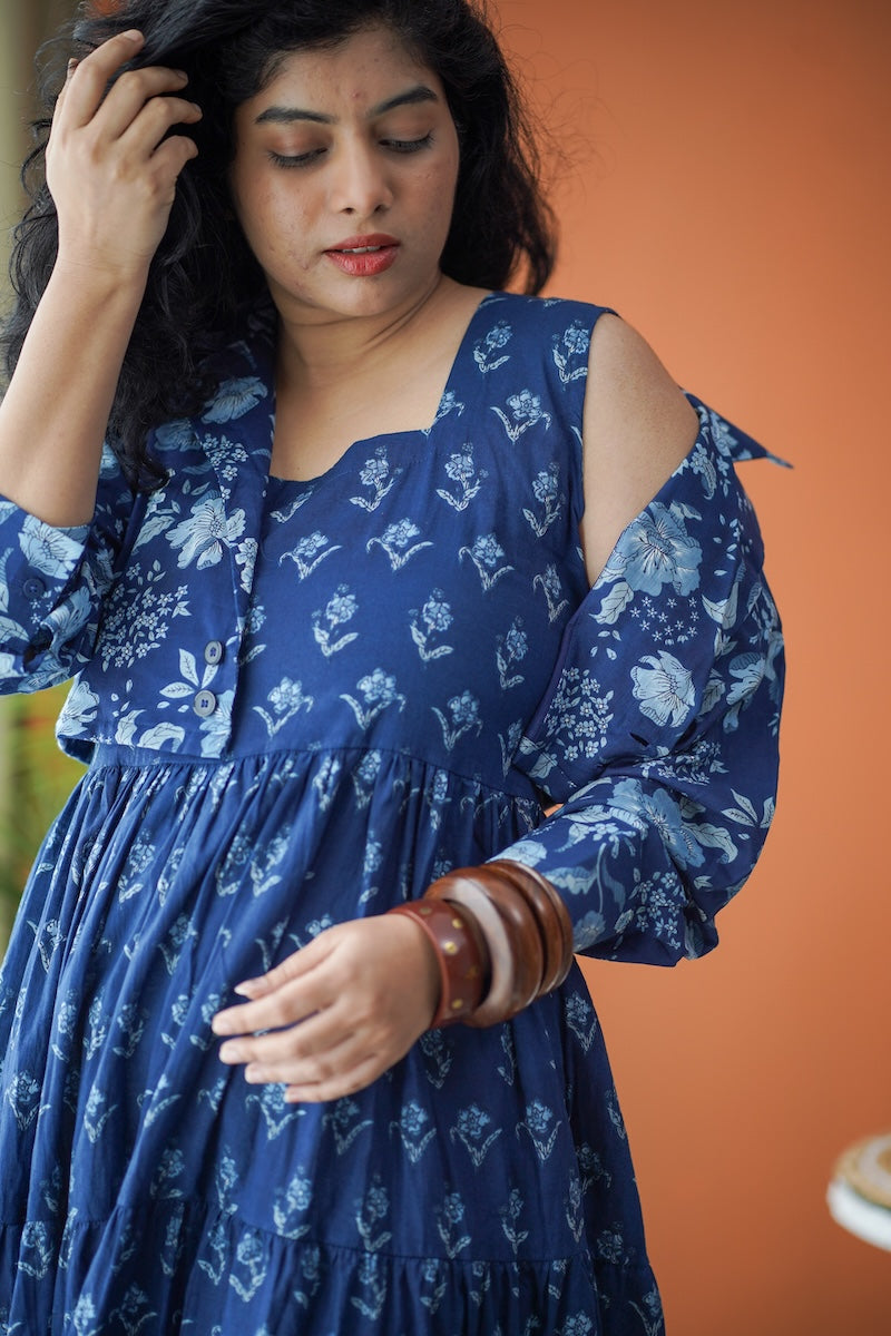 Maroba IndigoBlue Jacket Cotton Dress