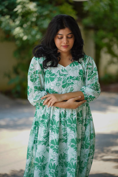 Bloom CelaGreen Georgette Dress