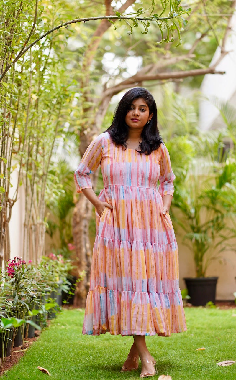 Candy Georgette Tier Dress image 2