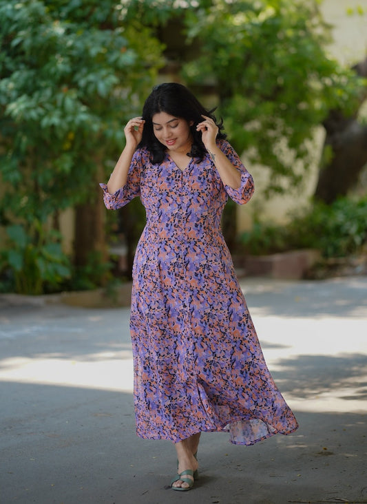 Bloom Lavlove Georgette Dress
