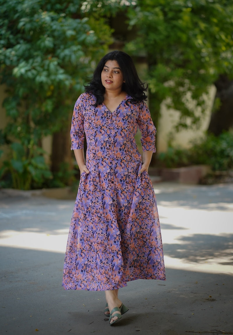 Bloom Lavlove Georgette Dress
