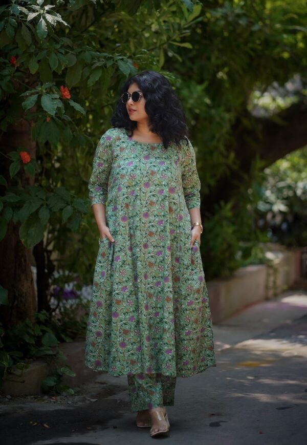 Lara Green Cotton Coord