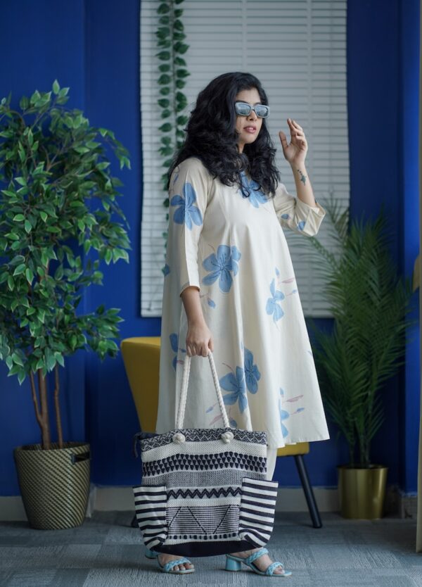 Jaan Cream Aline Cotton Co-ord Set